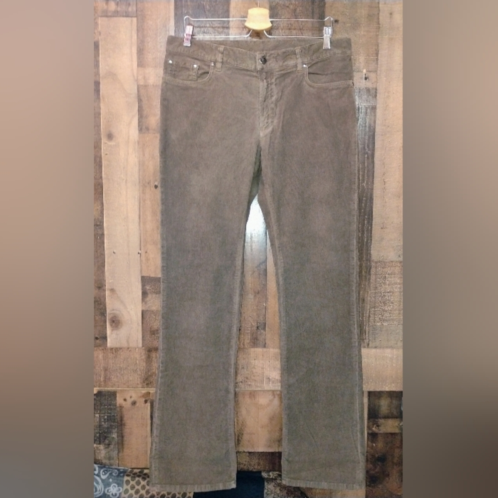 NWT Versace Collection City Men's Brown Corduroy Pants Size 36